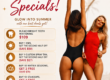 No Sand Tan July specials flyer