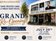ribbon cutting flyer for InFocus Vision Optometry