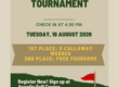 Arcadia Par 3 golf course 2 man scramble competition flyer