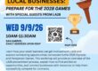 small business workshop flyer for LA28 from Mike Fong's office