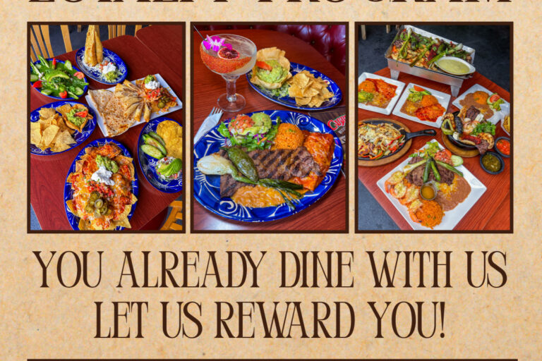 loyalty reward program from Cabrera's flyer
