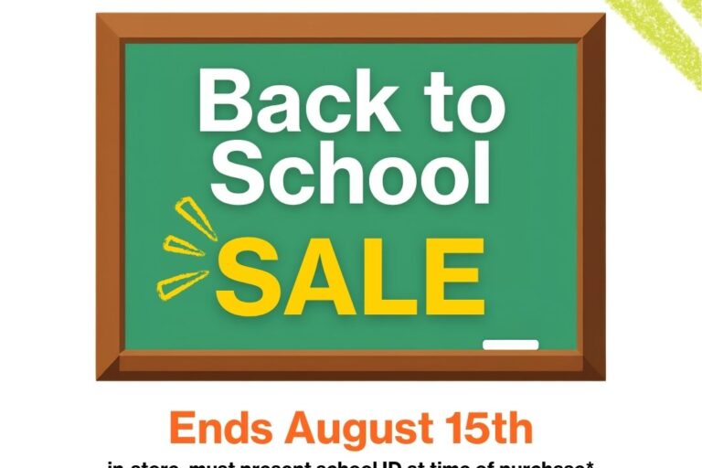 ReStore back to school sale flyer