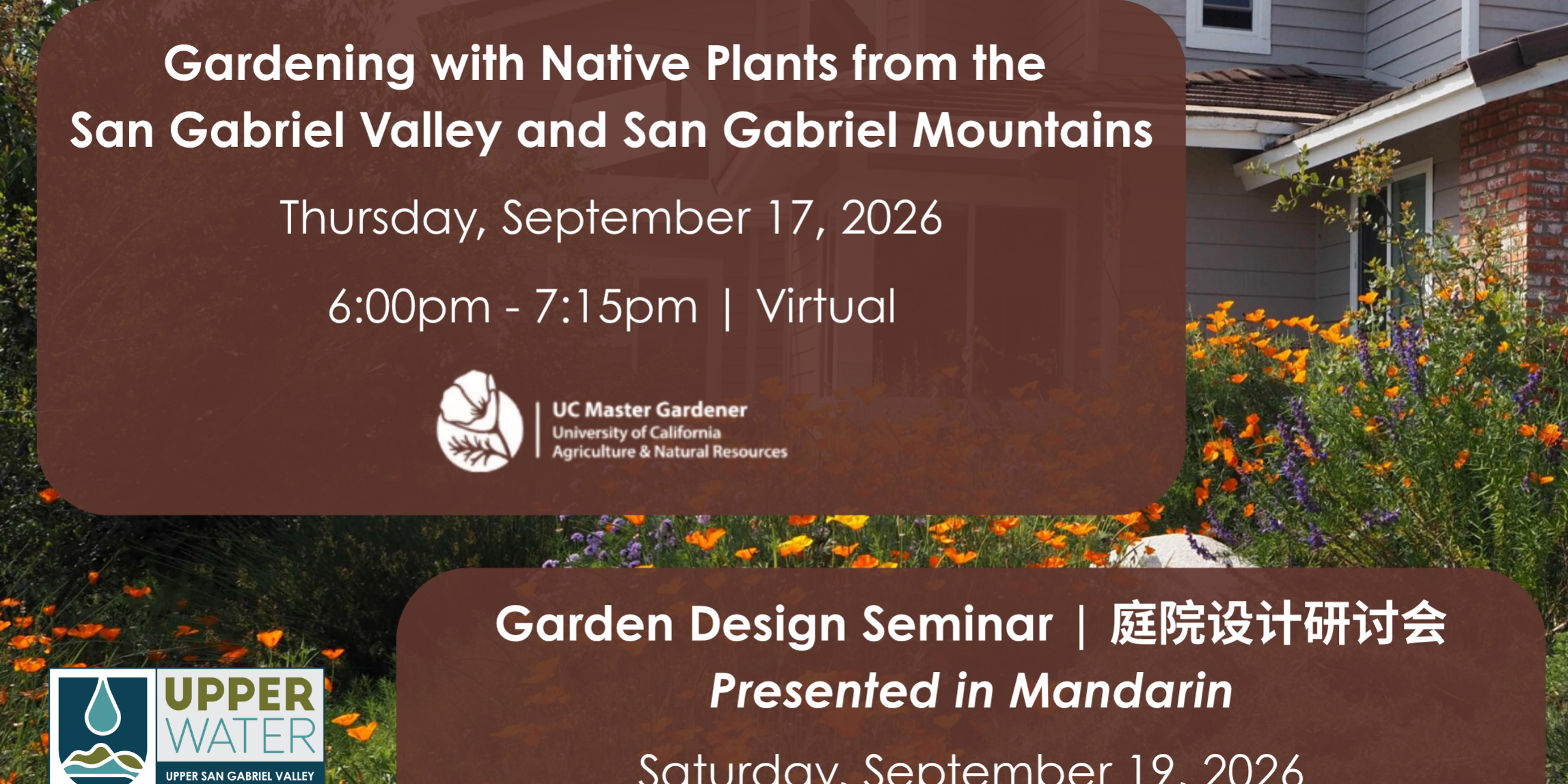 september landscaping webinar with upper water