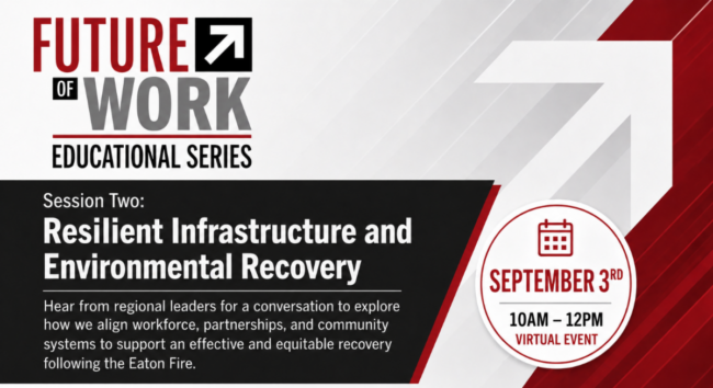 PCC Future of Work educational series banner for September 3