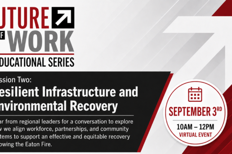 PCC Future of Work educational series banner for September 3