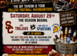 the Bit Tavern is your college football headquarters flyer