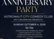 Astronaut City celebrates 1 year anniversary event flyer
