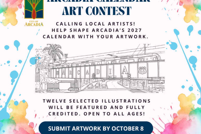city of arcadia calendar art contest