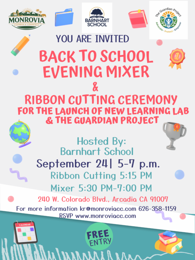 Barnhart School back to school mixer flyer