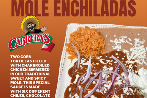 October specials flyer from Cabrera's