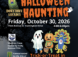 Downtown Arcadia Halloween Haunting flyer for 2026