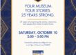 Gilb Museum celebrating 25 years information flyer