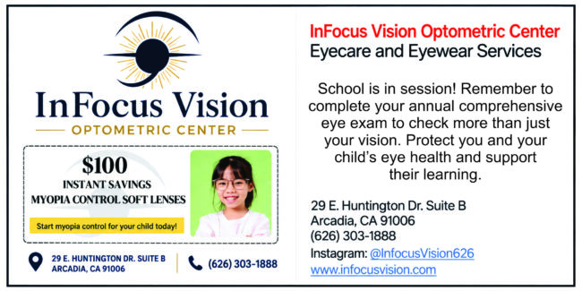 infocus optometric back to school flyer