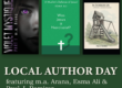 author book launch flyer for Esma Ali