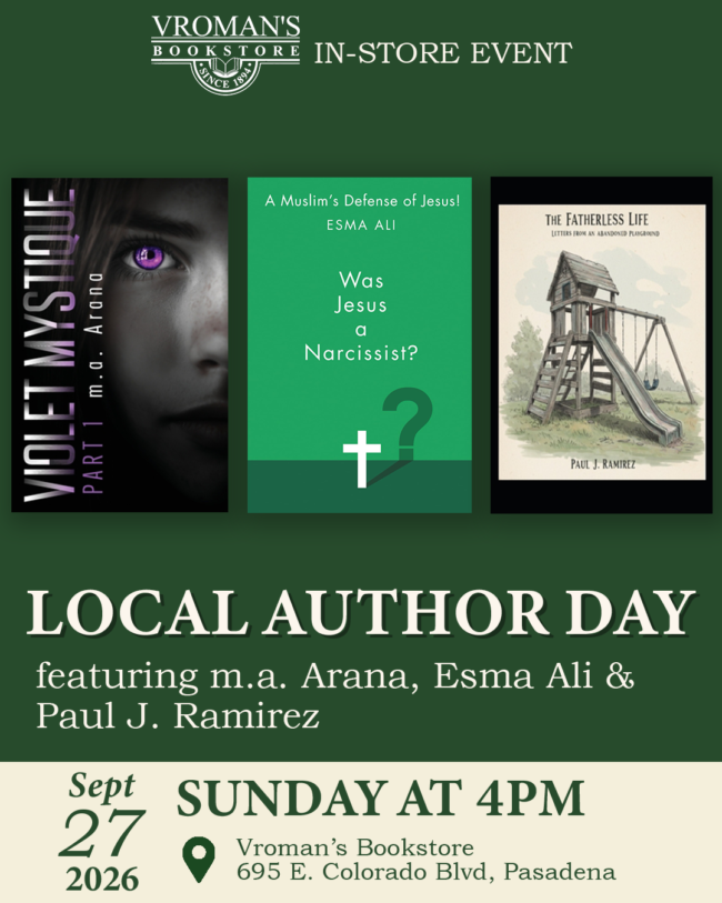 Local Author sharable (1) (1) author book launch flyer for Esma Ali
