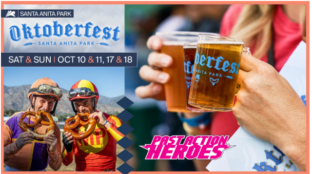 Oktoberfest banner from Santa Anita Park