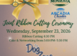 ribbon cutting flyer for Dog Zone