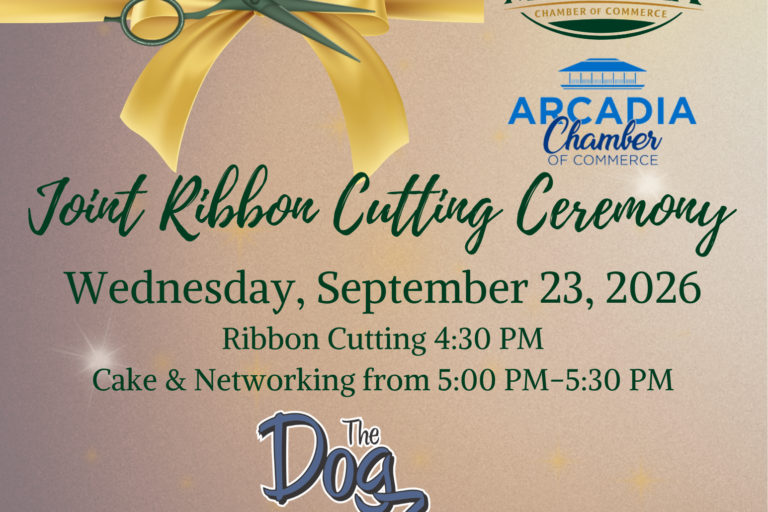 ribbon cutting flyer for Dog Zone