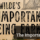 the importance of being earnest banner for the LA Arboretum