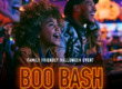 Dave & Buster's boo bash banner showing a woman and a man smiling
