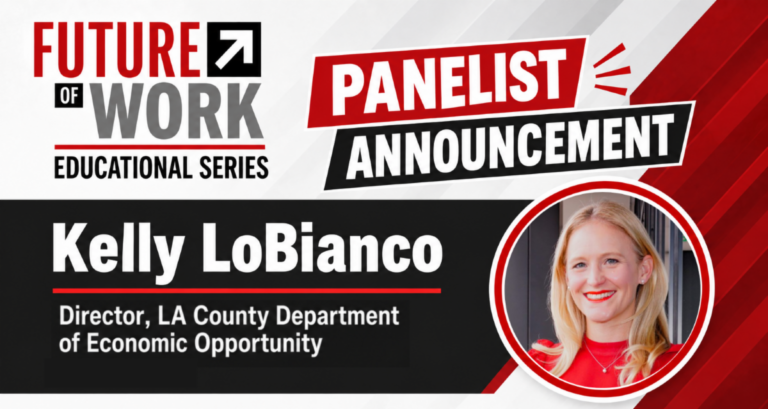 panelist announcement banner from PCC's Future of Work educational series