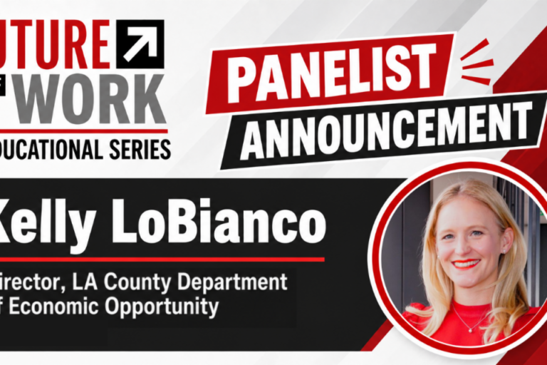 panelist announcement banner from PCC's Future of Work educational series