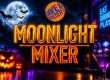 moonlight mixer at Dave & Buster's banner with Halloween images