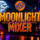 moonlight mixer at Dave & Buster's banner with Halloween images