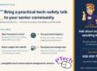 PTech senior assistance flyer of information