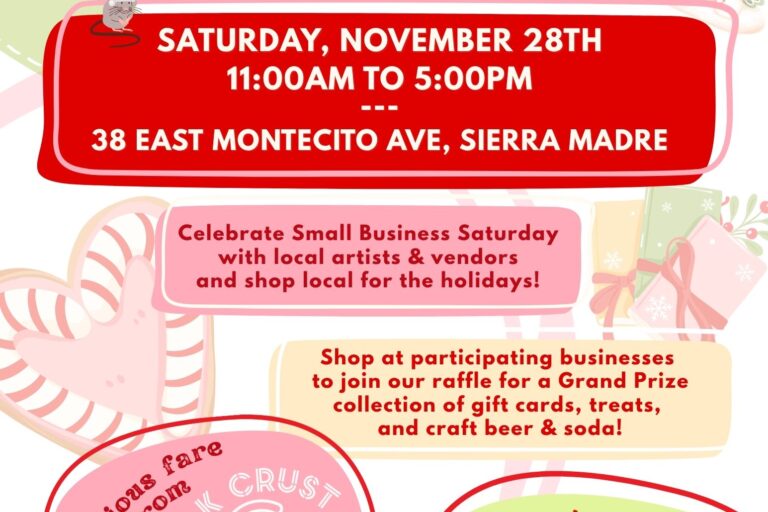 merry market at RT Rogers flyer for Small Business Saturday