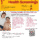 USC hospital health fair flyer in English