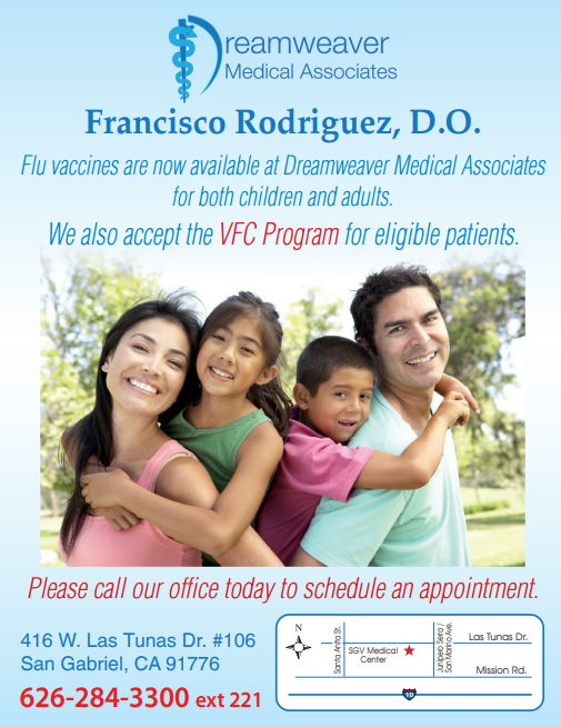 dreamweaver fly vaccination flyer in English