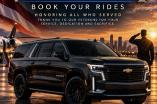 Wheels Up Connection veterans day flyer